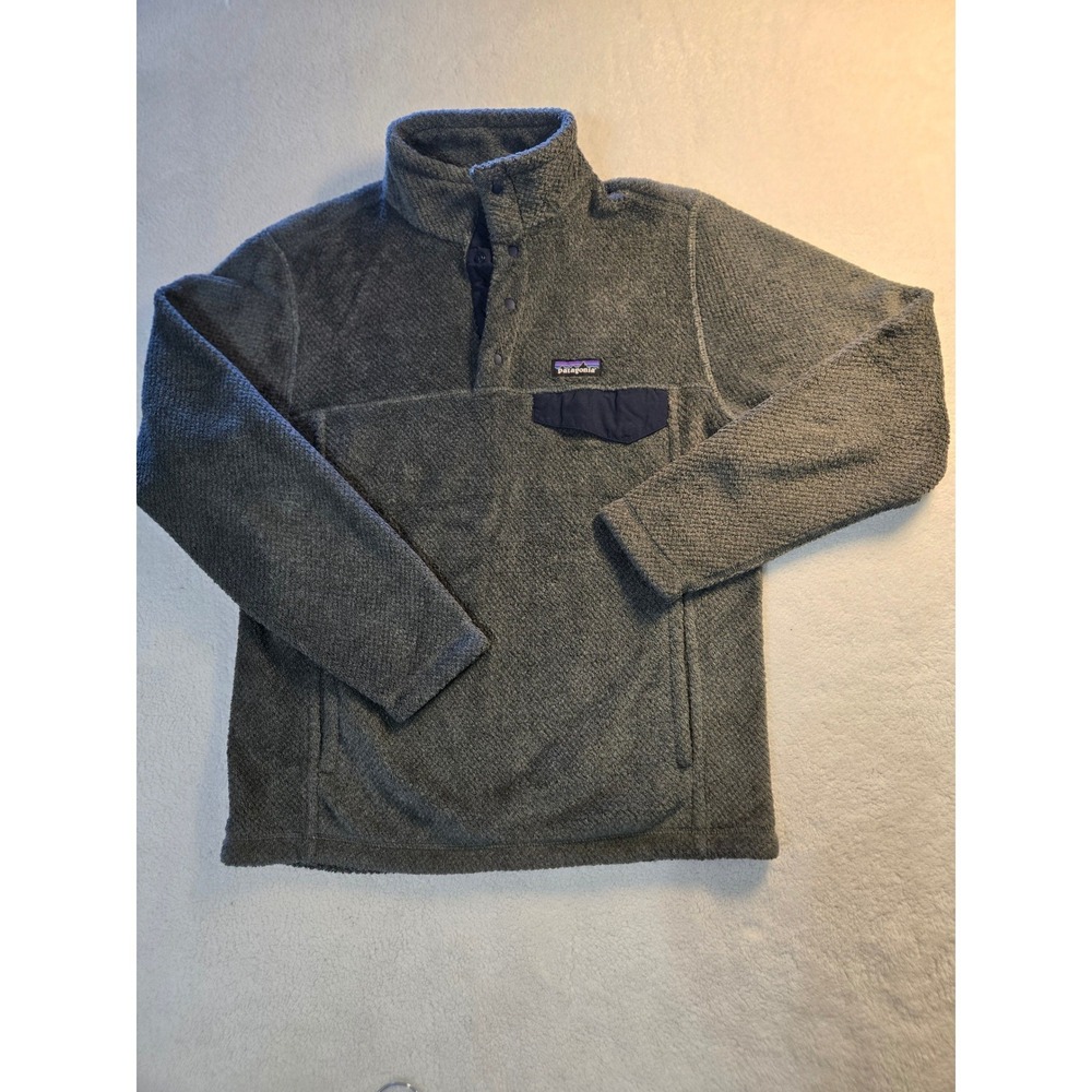 Patagonia Re-Tool Snap-T Fleece Pullover Grey Medium M Layer
